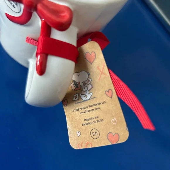 Rae Dunn Peanuts Snoopy Valentine’s Day Be Mine Double Sided Mug - Picture 7 of 8